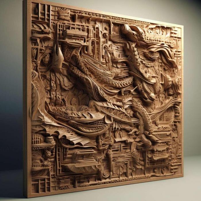 نموذج ثلاثي الأبعاد لآلة CNC 3D Art 